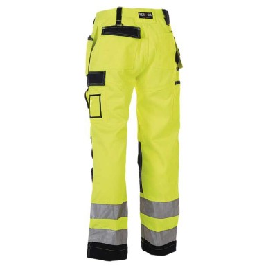 PANTALON HAUTE VISIBILITÉ STYX JAUNE/MARINE