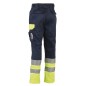 BROEK HIGH VISIBILITY OLYMPUS NAVY/GEEL