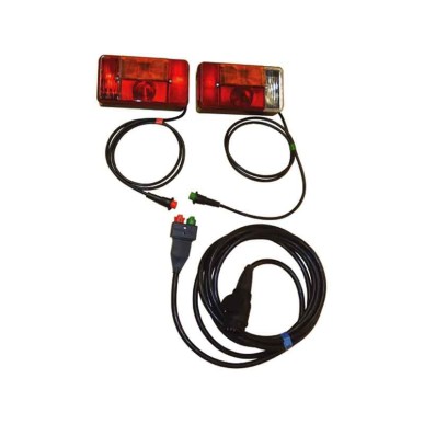 Achterverlichtingsset 13 polig +5m kabel