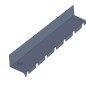 FAITAGE CONTREMUR CRANTE 33.250 2.14M RAL7016 FAITAGE CONTREMUR CRANTE 33.250 2.14M RAL7016