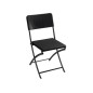 chaise pliante imitation rotin