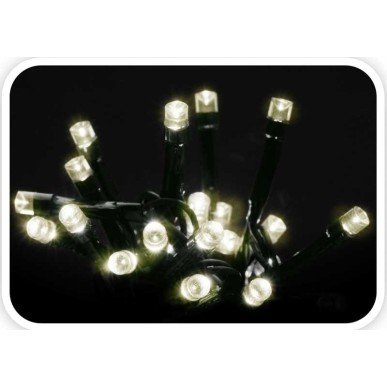 KERSTVERLICHTING 120 LED WARM WIT MET CONTROLLER 8 FUNCTIES