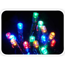 GUIRLANDE LUMINEUSE 120 LED MULTICOULEURS AVEC CONTRÔLEUR 8 FONCTIONS