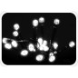 KERSTVERLICHTING 120 LED KOEL WIT MET CONTROLLER 8 FUNCTIES