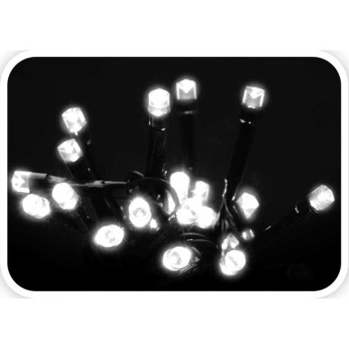 GUIRLANDE LUMINEUSE 180 LED BLANC FROID AVEC CONTRÔLEUR 8 FONCTIONS