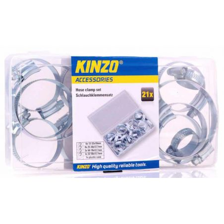 Colliers de serrage set de 21 pcs Kinzo