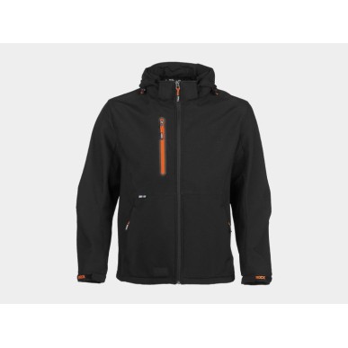 Veste Trystan softshell noir HEROCK
