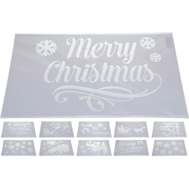 Pochoir de noël  30 x 50 cm