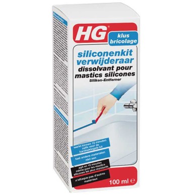 HG dissolvant pour mastics silicones 100ml
