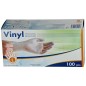 Gants jetable vinyl 100pcs Large