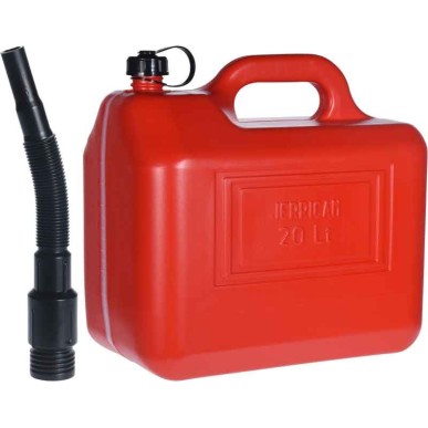 Jerrycan pvc rouge 20 litres