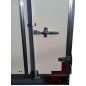 Aanhangwagen gesloten geremd 2.57x1.31x1.50m dubbel as 2700kg