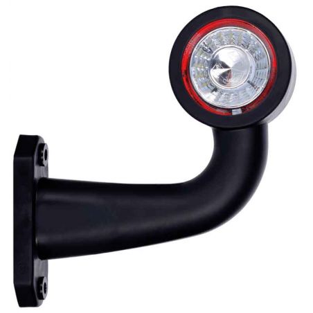 Breedtelicht links  led 145mm wit/rood