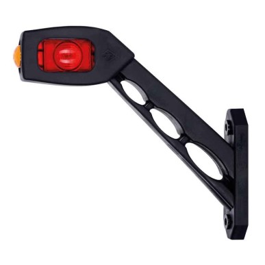 Feu latéral gauche led 180mm blanc/rouge/orange