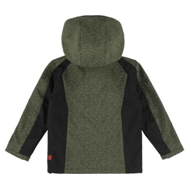 Flexor softshell jas reflecterend kaki kids