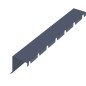 Bande de faitage crantée 39.333 2.13M RAL7016 Bande de faitage crantée 39.333 2.13M RAL7016