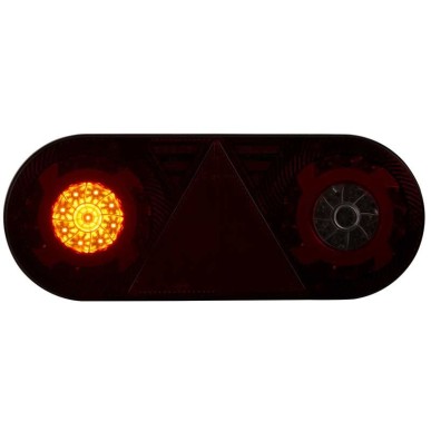 Feu arrière LED STELLA gauche avec triangle 363 x 143 mm