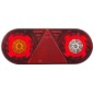 Feu arrière LED STELLA gauche avec triangle 363 x 143 mm