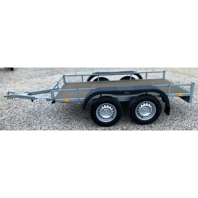 Remorque multitransport 2.25 x 1.31m double essieu SYMA