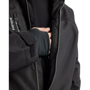 Veste hardshell légère et doublée noir 48901977