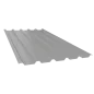 Profielplaat TR35 2.50x1.09m RAL9006 wit aluminium